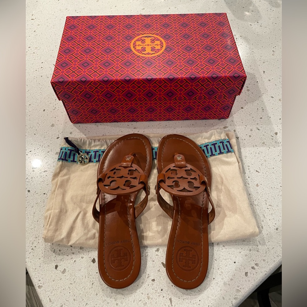 Size 6.5 Tory Burch Millers in Vintage Vachetta
